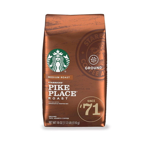 Starbucks Whole Bean Coffee Medium Roast Pike Place Roast -- 12 Oz Pack Of 2