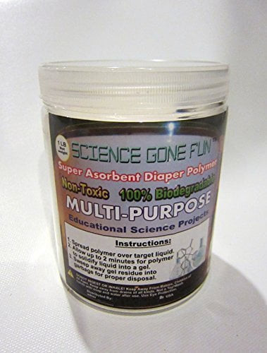 Science Gone Fun 1 Pound Super Absorbent Diaper Polymerscience Educational Products