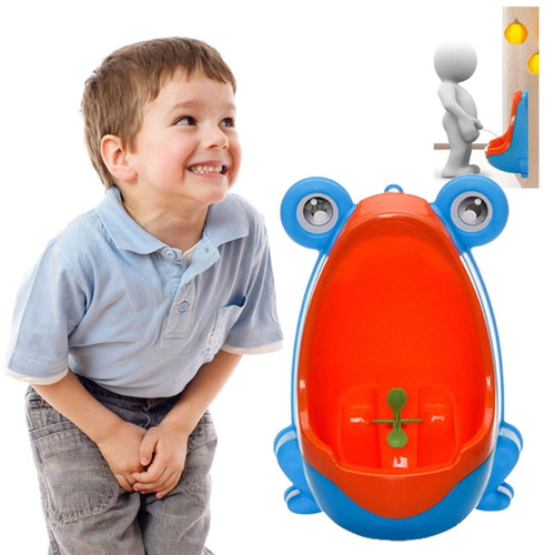 Coopserbil Kids Urinal Frog Cartoon Design Boy Toilet Potty Training Urinal Wall Hung Urinal 1pcs