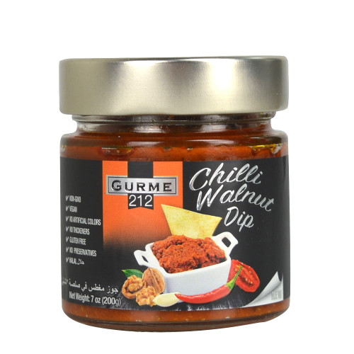 Gurme212 Walnut And Chili Dip - 7.1oz
