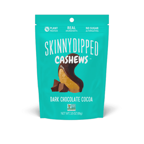 Skinnydipped, Skinny Dipped Cashews, Dark Chocolate Cocoa, 3.5 Oz Pack Of 2