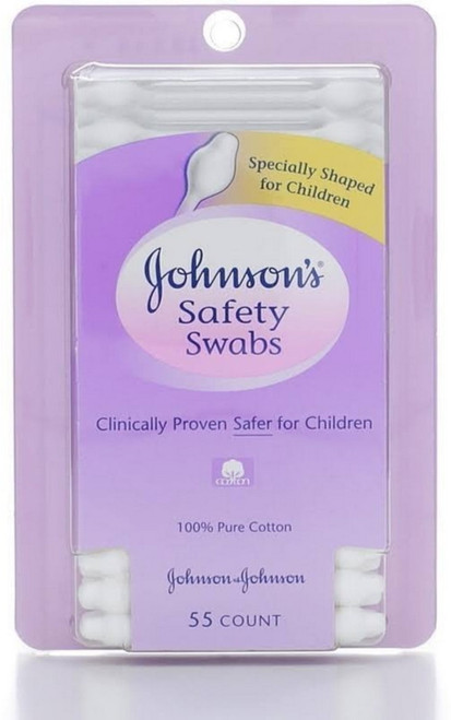 Johnson's Safety Swabs 55 Each