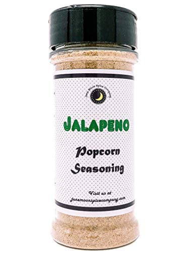 Premium | Jalapeno Popcorn Seasoning | Large Shaker | Calorie Free | Fat Free | Saturated Fat Free | Cholesterol Free | Low Sugar