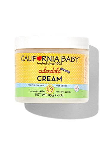 California Baby Calendula Moisturizing Cream (4 Oz.) Hydrates Soft,sensitive Skin Plant Based