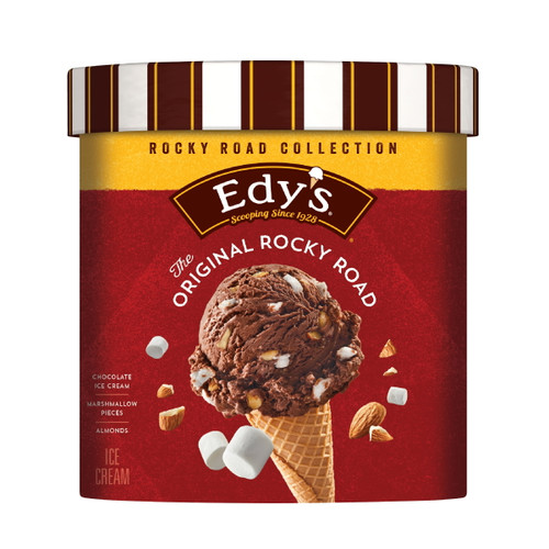 Edy's/dreyer's The Original Rocky Road Ice Cream, 1.5 Quarts