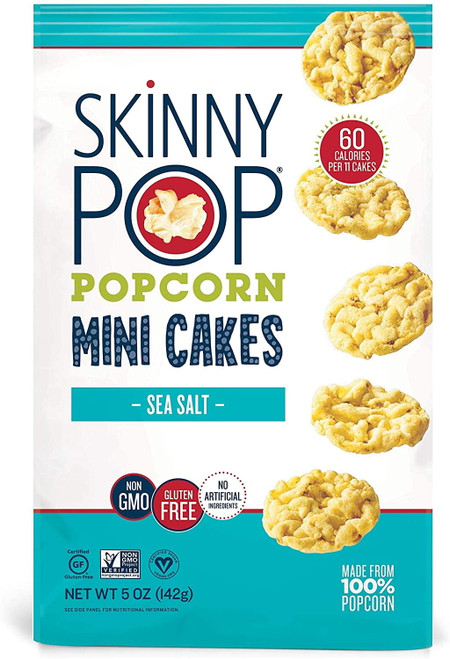 Skinnypop Popcorn Mini Cakes Gluten Free Sea Salt -- 5 Oz Pack Of 3