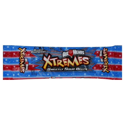 Airhead Xtremes Bluest Raspberry Belts 3oz