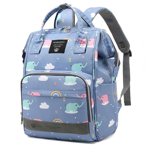 Elephant Diaper Bag Splash-proof Oxford Cloth Nappy Changing Bag Nappy Backpack