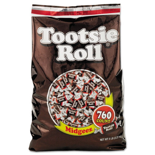 Tootsie Roll Midgees, Original, 5 Pound Bag