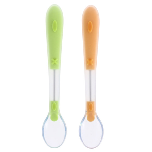 Hemoton 2pcs Adorable Baby Spoons Utensils Set Lovely Children Kids Toddler Spoon