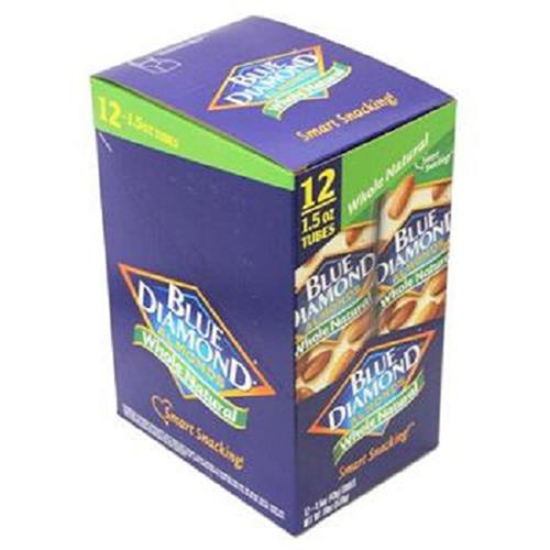 Blue Diam Almond Tube Whole Natural 12ct - Pack Of 12