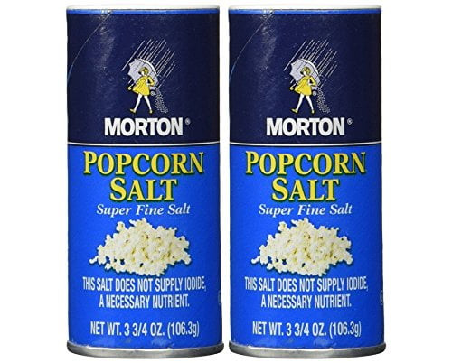 Morton Popcorn Salt 3.75-oz, Pack Of 2