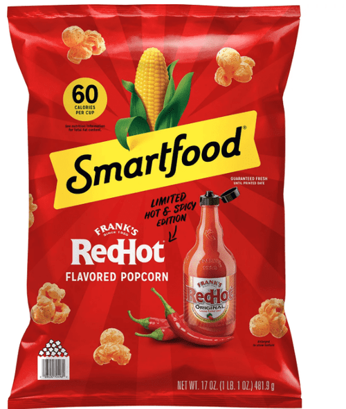 Smartfood Frank's Redhot Flavored Popcorn (17 Oz.)