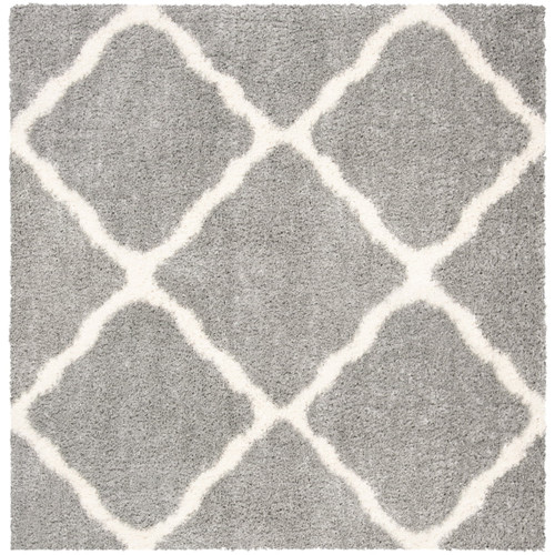 Safavieh Parma Shag Collection Pma521g Grey / Cream Rug