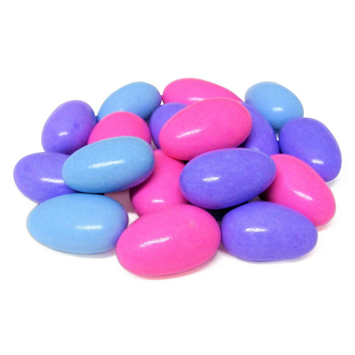Purple Pink & Blue Jordan Almonds Medley By Its Delish, 2 Lbs  Bulk Wedding Party Favors For Girl Or Boy Theme  Premium Multicolor Pastel Candy Coated Almond Confetti - Made In Usa, Vegan & Kosher