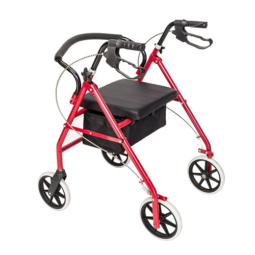 Vanipuff Iron Walker With Wheels Black & Red