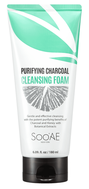 Sooae Purifying Charcoal Cleansing Foam 6.09 Fl Oz