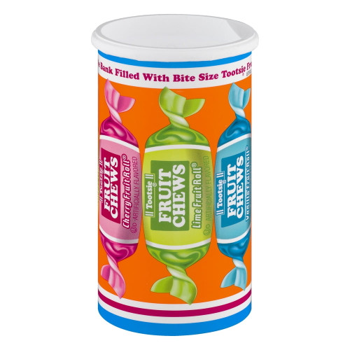 Tootsie Fruit Chews Assorted Fruit Rolls, 4 Oz.