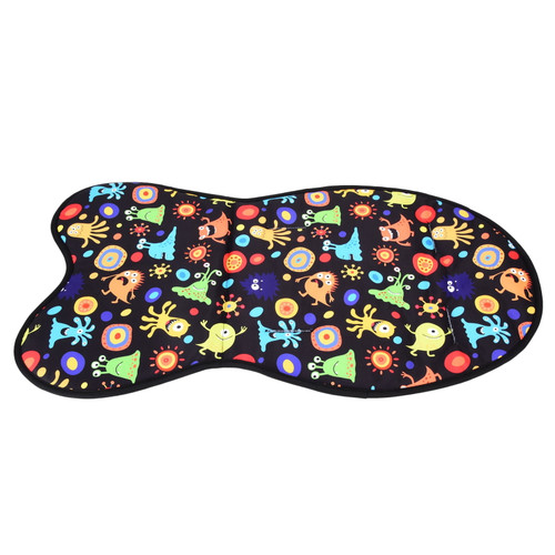 High Chair Mat, High Chair Pad Convenient Practical Comfortable Sponge  For Car For Stroller Cartoon Pattern