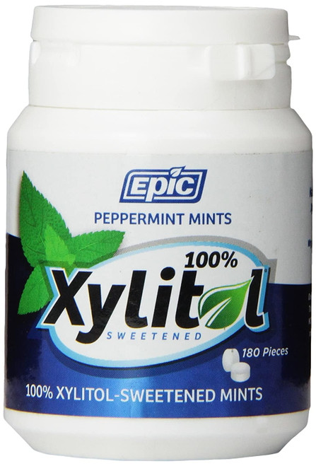 Epic Xylitol Peppermint Xylitol Mints 180 Ct