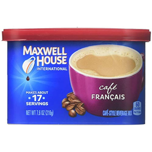 Maxwell House International Coffee Cafe Francais, 7.6-ounce Cans (pack Of 3)