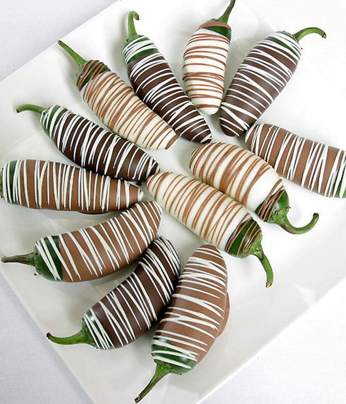 From You Flowers - Belgian Chocolate Covered Jalepenos - 1 Pound