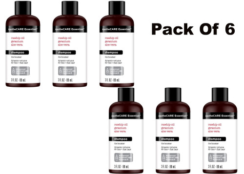 Apothecare Shampoo Aloe Vera, Rosehip Oil, Geranium - Pack Of 6