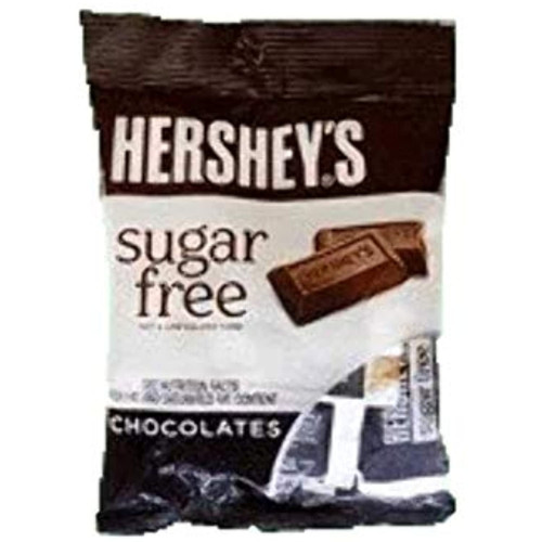 Hersheys Sugar Free Chocolate With Caramel Candy, 3 Ounce Bag, Pack Of 3