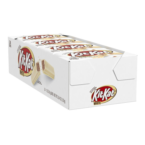 Kit Kat®, White Creme Wafer Candy, Bulk Individually Wrapped, 1.5 Oz, Bars (24 Count)