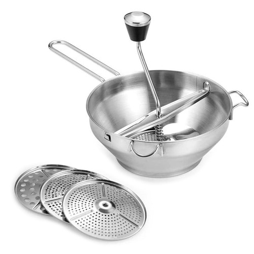 Dasbsug Stainless Steel Rotary Vegetable Mill For Making Puree Or Soups Of Vegetables