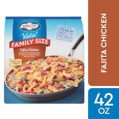 Birds Eye Voila! Family Size Fajita Chicken, Frozen Meal, 41 Oz