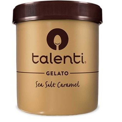 Talenti Salted Caramel Truffle Layer Gelato, 1 Pint -- 8 Per Case.