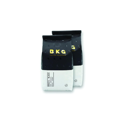 Bkg Brazil Black, Single Origin Whole Bean Coffee, Medium-dark Roast, 2-pack