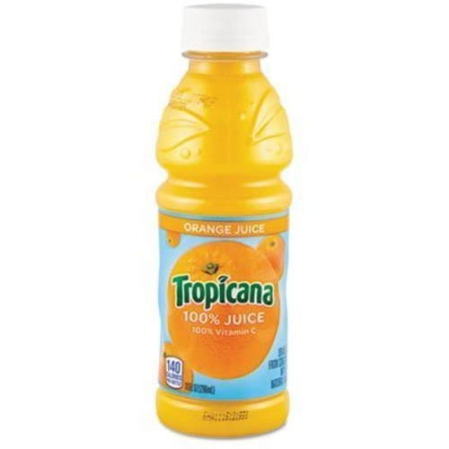 100 Juice Orange 10 Oz Plastic Bottle 24/carton By Tropicana