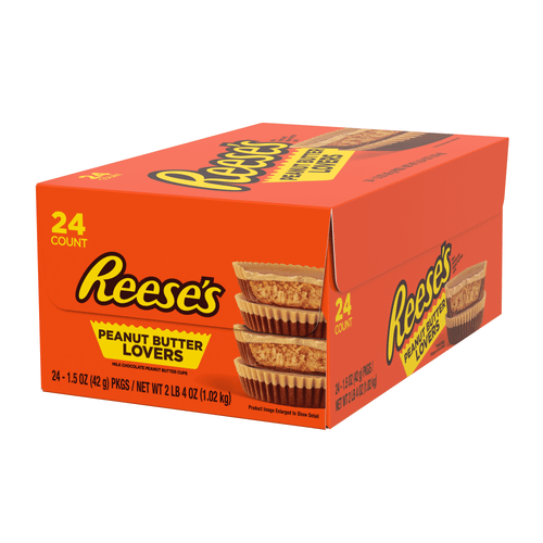 Reese's, Peanut Butter Lovers Standard Bar, Box, 1.5 Oz, 24 Ct.
