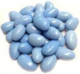Blue Jordan Almonds By Its Delish, 3 Lbs Bulk  Sugared Almond Nut With Sweet Hard Candy Coating - Bulk Wedding Favors, Bridal And Baby Showers, Party Buffets - Usa Made, Vegan & Kosher