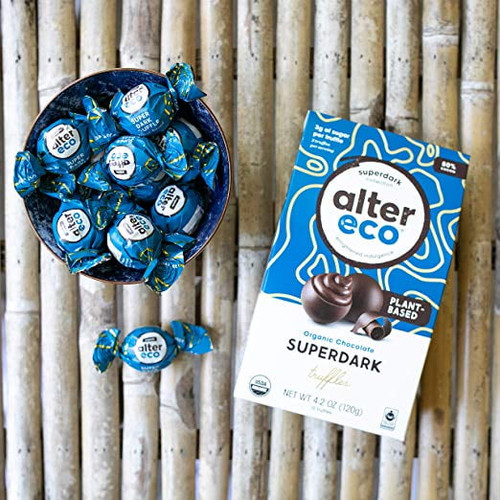Alter Eco - Superdark Organic Chocolate Truffle, 10ct