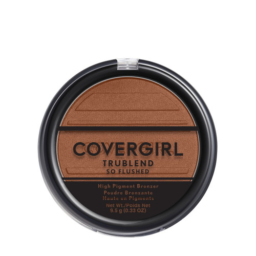 Covergirl Trublend So Flushed High Pigment Bronzer, 400 Ebony, 0.33 Oz, Blush Makeup