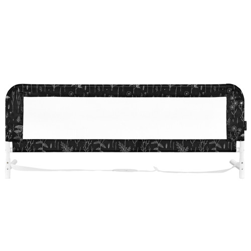 Dream On Me Adjustable Mesh Bed Rail, Black & White