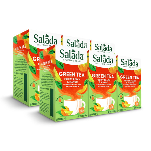 Salada Peach Mango Green Tea 20ct - 6 Pack