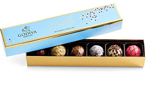Godiva Chocolatier Patisserie Dessert Truffle Flight Assorted Chocolate Gift Box, 4.09 Ounce (pack Of 6)