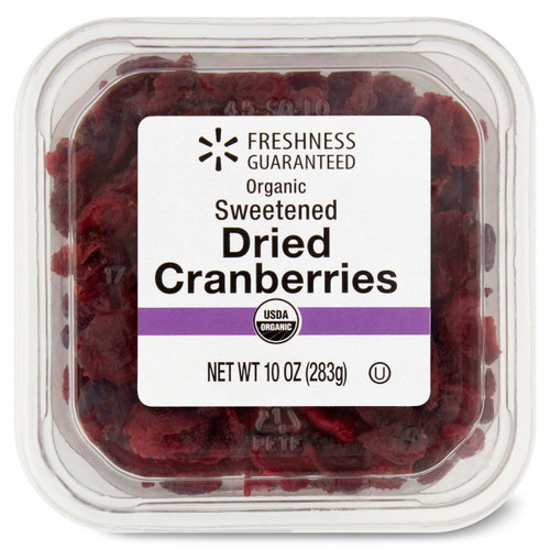 Freshness Guaranteed Organic Sweetened Dried Cranberries, 10 Oz
