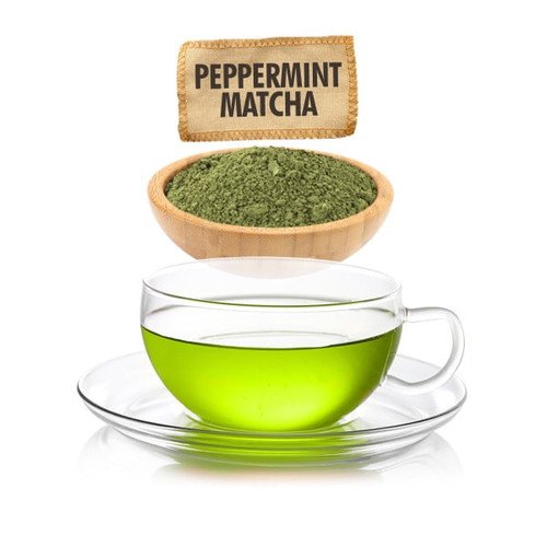 Peppermint Matcha Green Tea - Loose Leaf - Sampler Size