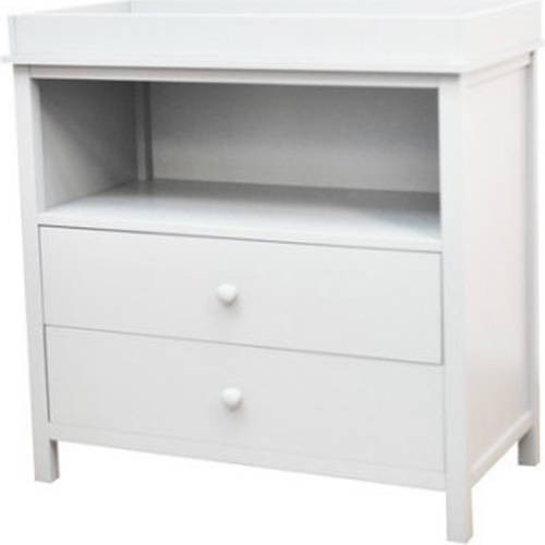 Afg Baby Furniture Amber 2-drawer Changing Table Dresser, White