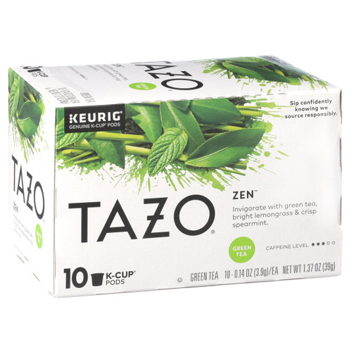 Tazo K-cup® Pods Green Tea, Caffeinated, Tea Bags 10 Ct