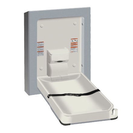 Asi-9017-9 - Baby Changing Station -  Vertical - Stainless Steel - Surface Mounted