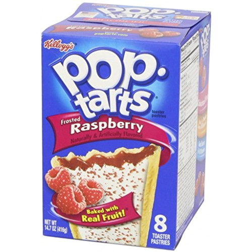Kelloggs Pop-tarts Frosted Raspberry Toaster Pastries 8 Ct Pack Of 2 14.7oz