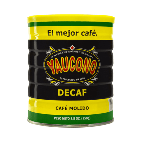 Yaucono Decaf Ground Coffee Canister, 8.8 Ounce (pack Of 1)