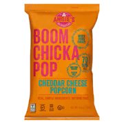 Angie's Boom Chicka Pop Whole Grain Gluten Free Cheddar Cheese Popcorn, 4.5 Oz [pack Of 12]
