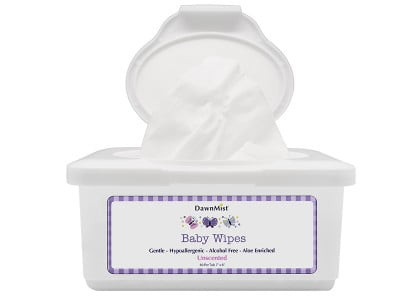 Dukal Bwu4024 Dawnmist Non-sterile, Unscented Soft Pac Baby Wipe - 6.5" X 8.5"